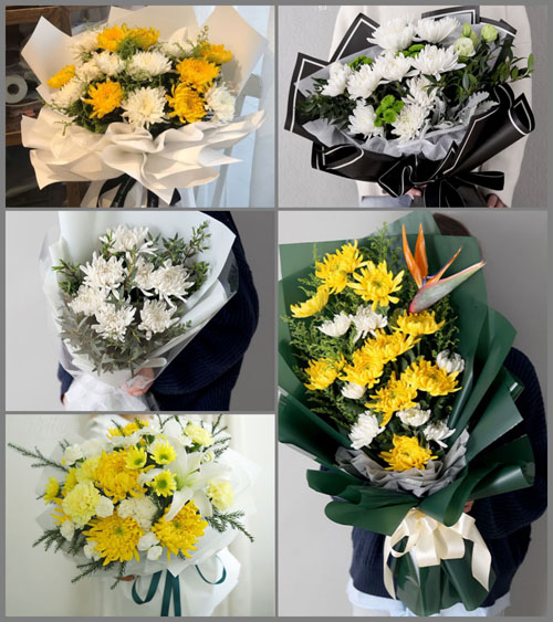 浙江省温州苍南县龙港镇鉴后东村白事花束代送
